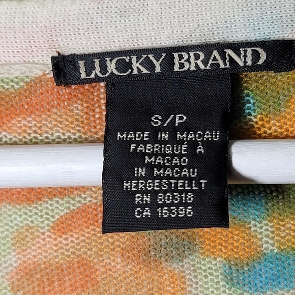 Lucky Brand Crop Long Sleeve Knit Bolero Small - Picture 5 of 6